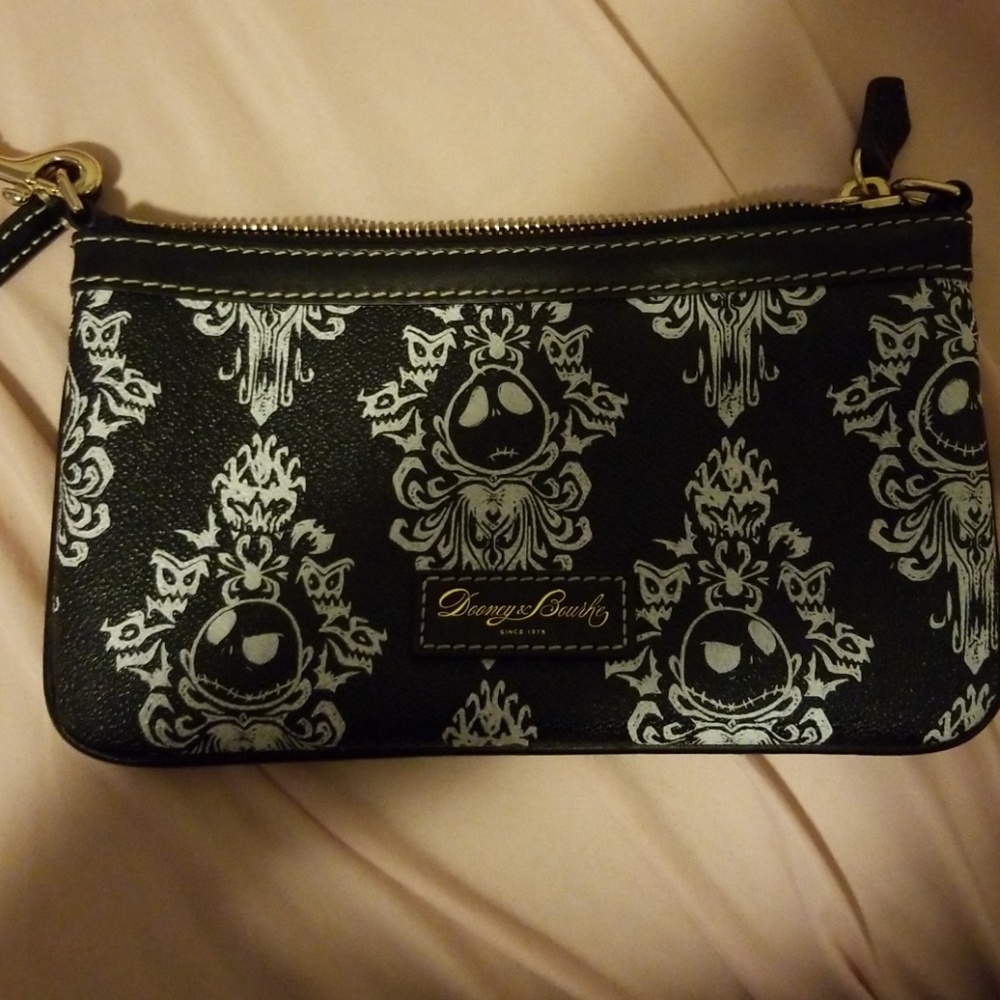 Dooney and Bourke Jack Skellington wristlet
